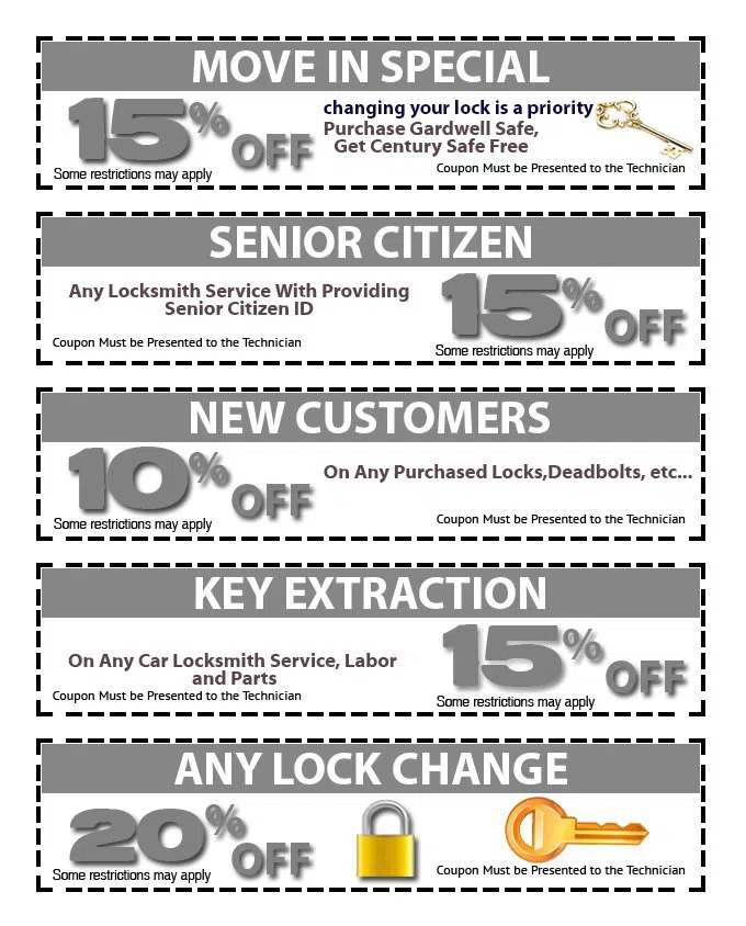 Park Ridge FL Locksmith Store, Jacksonville, FL 904-601-5814 - coupons18-set-five
